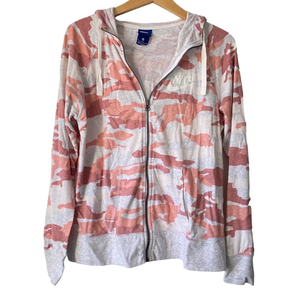 Nike Sportswear Pink Camp Zip Up Jacket Women's Medium